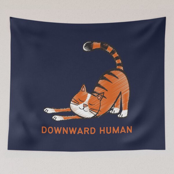 Item preview, Downward Human | Yoga Cat  designed and sold by NikStore.