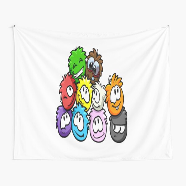 Clubpenguin Tapestries Redbubble - puffles club penguin roblox meep city