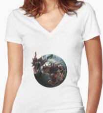 LOL - Rengar Women's Fitted V-Neck T-Shirt