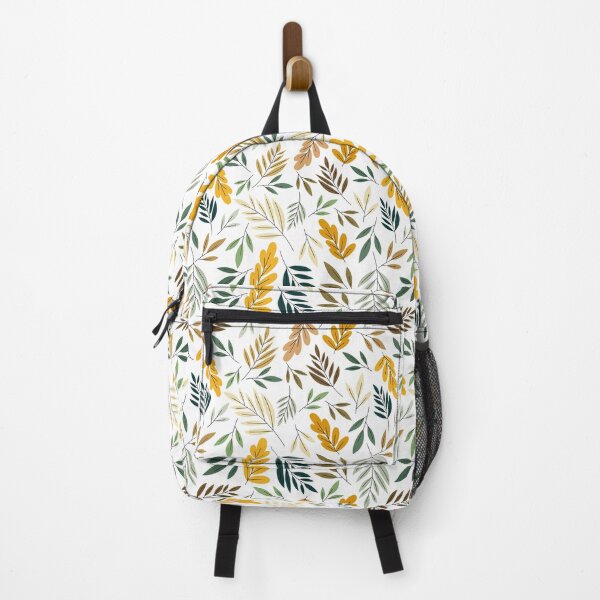 Item preview, Cute Green and Yellow Autumn Leaves Pattern designed and sold by ButterandCheese.