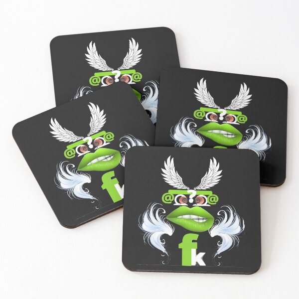 Item preview, F@@KMONKEY ANGEL GREEN designed and sold by Flirt-Teez.