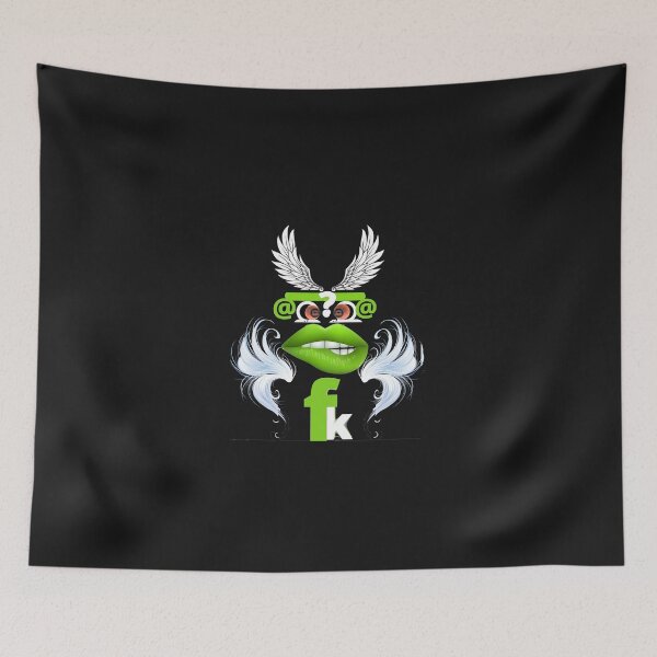 Item preview, F@@KMONKEY ANGEL GREEN designed and sold by Flirt-Teez.