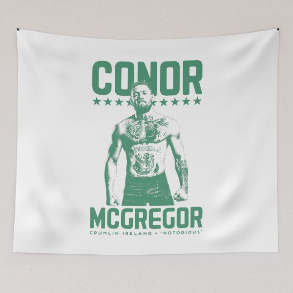 Item preview, Conor "NOTORIOUS" McGregor vintage boxing poster designed and sold by gerardgraphics.