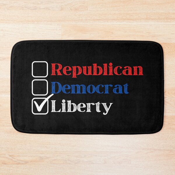 Item preview, Republican - Democrat - Liberty (Dark Background Version) designed and sold by BattleMtnArmory.