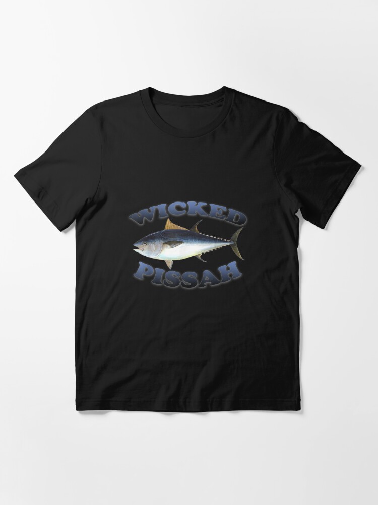 Wicked Pissah Bluefin Tuna Fish Illustration Fishing Angler