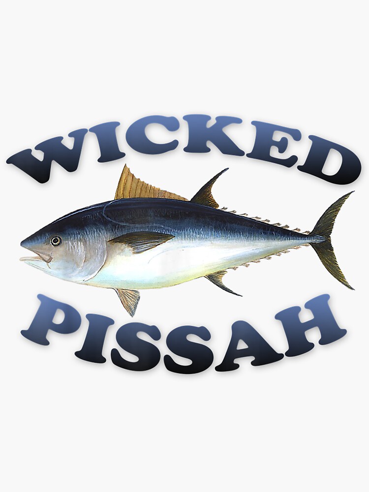  Womens Wicked Pissah Bluefin Tuna Fish Illustration