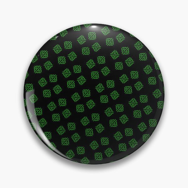 Item preview, Hmong Cross Stitch Green 3 designed and sold by HmongDesignsByM.