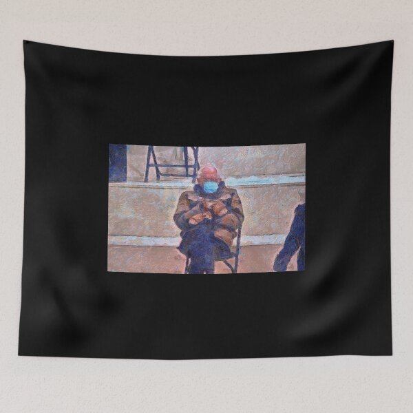 Item preview, Bernie Sanders Fan Art Impressionist Painting In The Style Of Vincent Van Gogh designed and sold by alancrapopod.