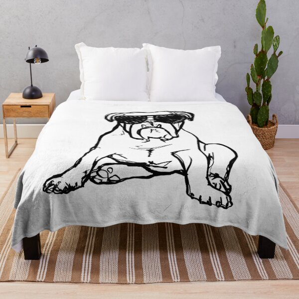 Item preview, Bulldog in Shades designed and sold by PawPrintsDesign.