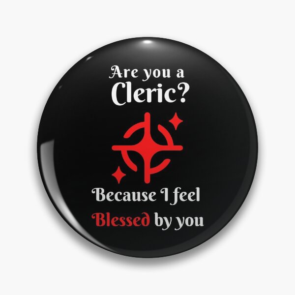 Item preview, Are you a Cleric? | Dungeons and Dragons Valentine designed and sold by DatDragonShop.