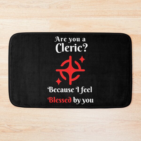 Item preview, Are you a Cleric? | Dungeons and Dragons Valentine designed and sold by DatDragonShop.