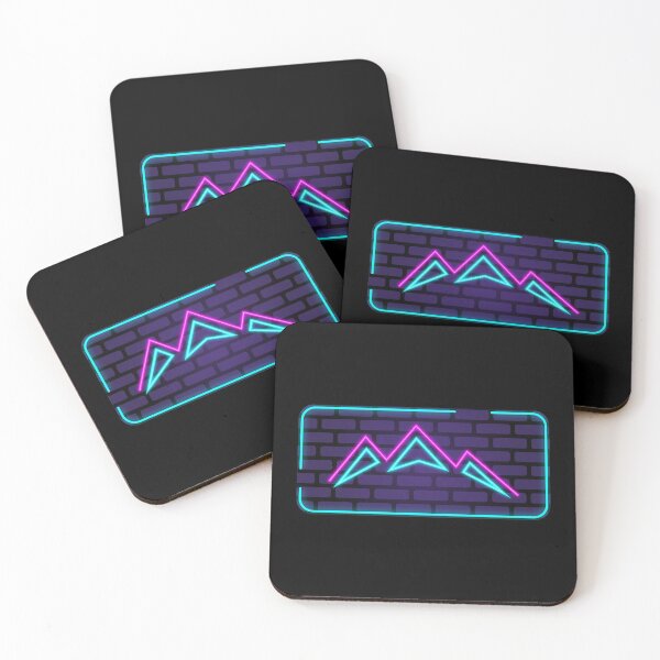 Item preview, Neon Mountains  designed and sold by VikiQuick.