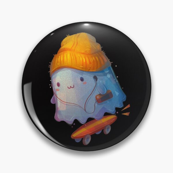 Item preview, Ghost Skateboarder designed and sold by GalaxyChicken.