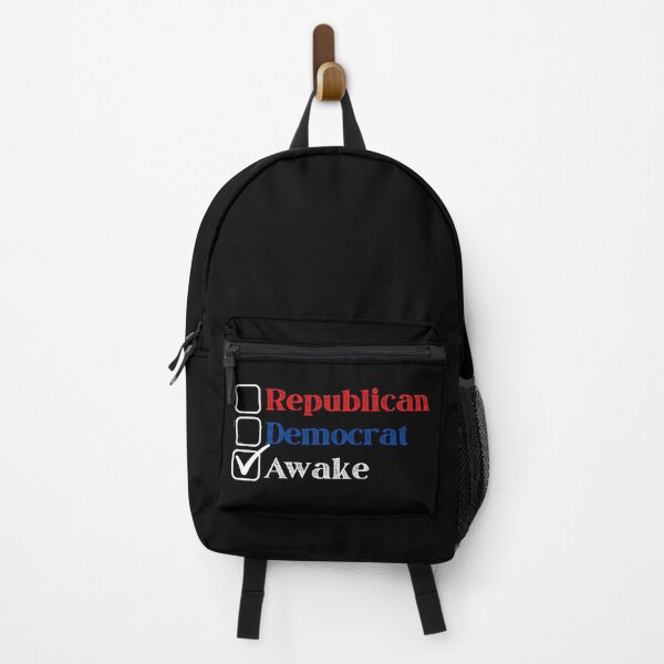 Item preview, Republican - Democrat - Awake (Dark Background Version) designed and sold by BattleMtnArmory.
