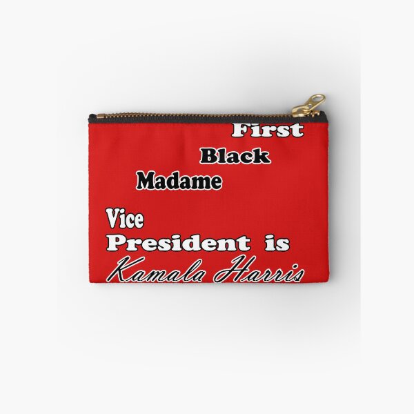 Item preview, First Black Madame Vice President Kamala Harris Black Break Barriers/Ceilings Never Give Up designed and sold by NadeenInspires.