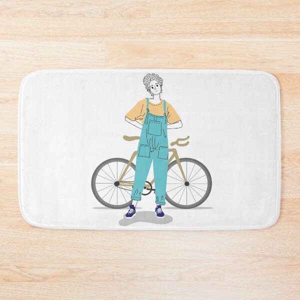 Item preview, Boy wearing an overall suit with Bicycle designed and sold by eajob.