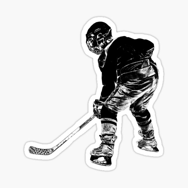 hockey player Sticker