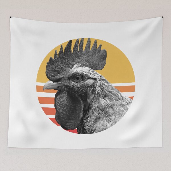 Item preview, Vintage Chicken Phone Retro Sunset  designed and sold by Sharath98.