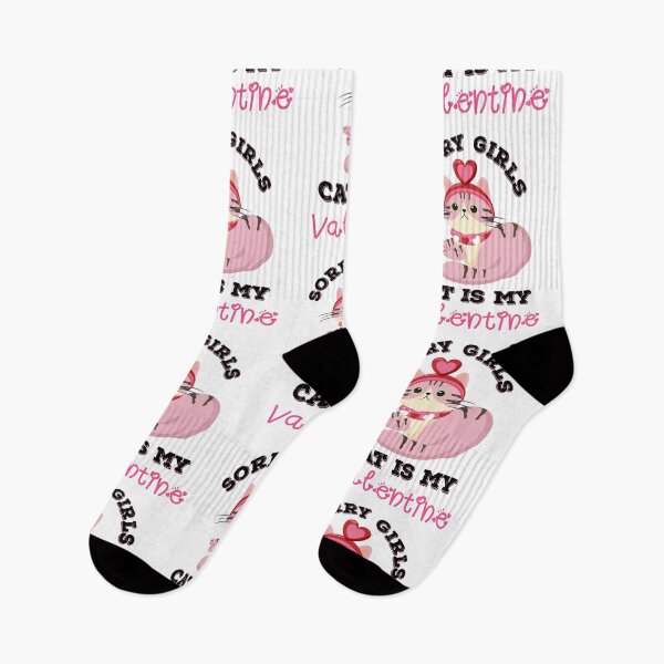 Item preview, Sorry girls my cat is my valentine  designed and sold by Designhub14.