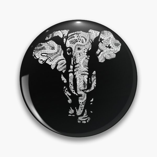 Item preview, Elephant Zen doodle designed and sold by ScapegoatPrints.
