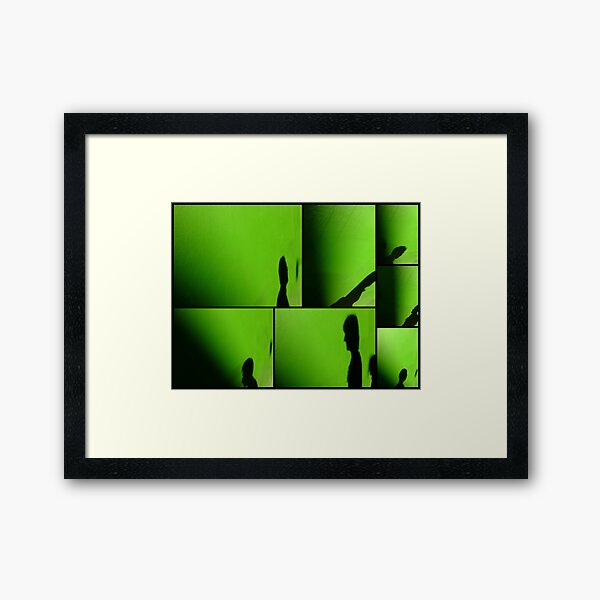 Some Days You Exist Framed Art Print