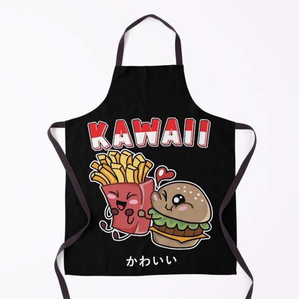 Item preview, Kawaii Fries and Burger Couple Japan Anime Fans designed and sold by 123428094.