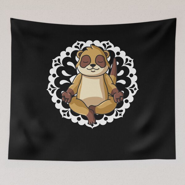 Item preview, Meerkat Yoga Mandala Spiritual yoga women designed and sold by 123428094.