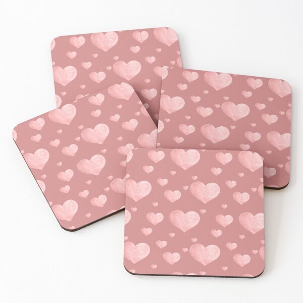Item preview, Pink Painted Hearts designed and sold by megatype.