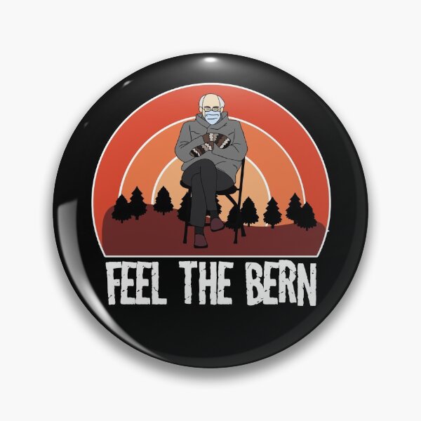 Item preview, Feel The Bern Sunset Bernie Sanders Smitten For Mittens Inauguration Day designed and sold by 9ine9.