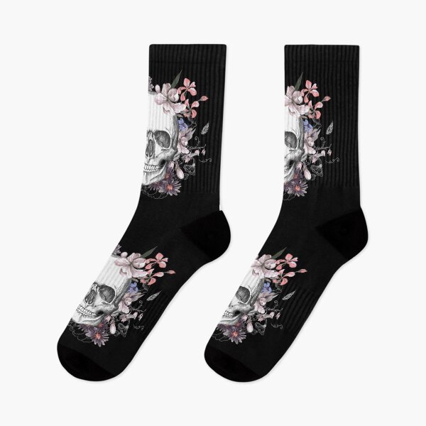 Item preview, Floral Skull Bloom Skeleton designed and sold by megatype.