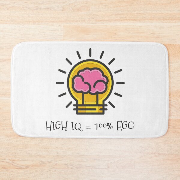 Item preview, High IQ Equals 100% Ego designed and sold by 4AllTimes.