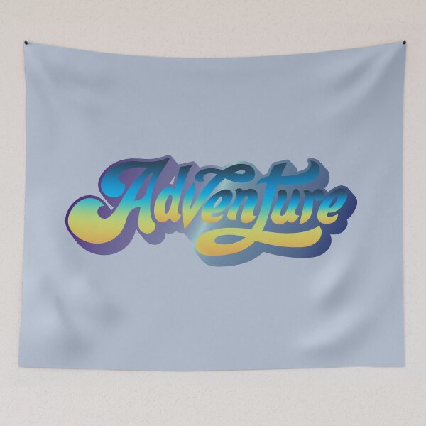 Item preview, Psychedelic Adventure Retro Style Sticker Quote   designed and sold by IZiets.