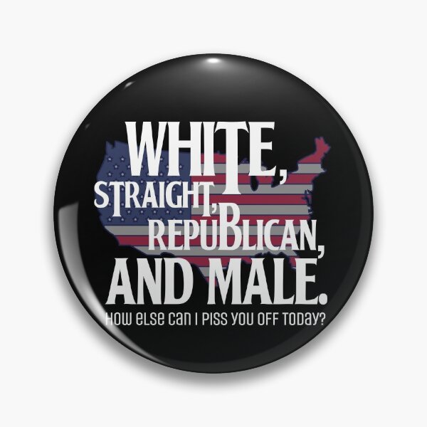 Item preview, White, straight, republican, male. designed and sold by ReichBourne.