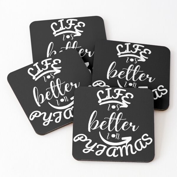 Item preview,  Life Is Better In Pyjamas designed and sold by Vibing-Right.