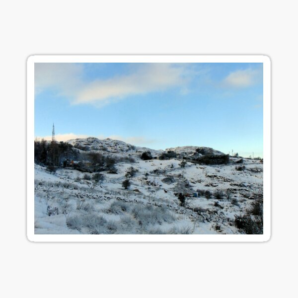 Item preview, hillside covered in snow designed and sold by KathleenDawson.