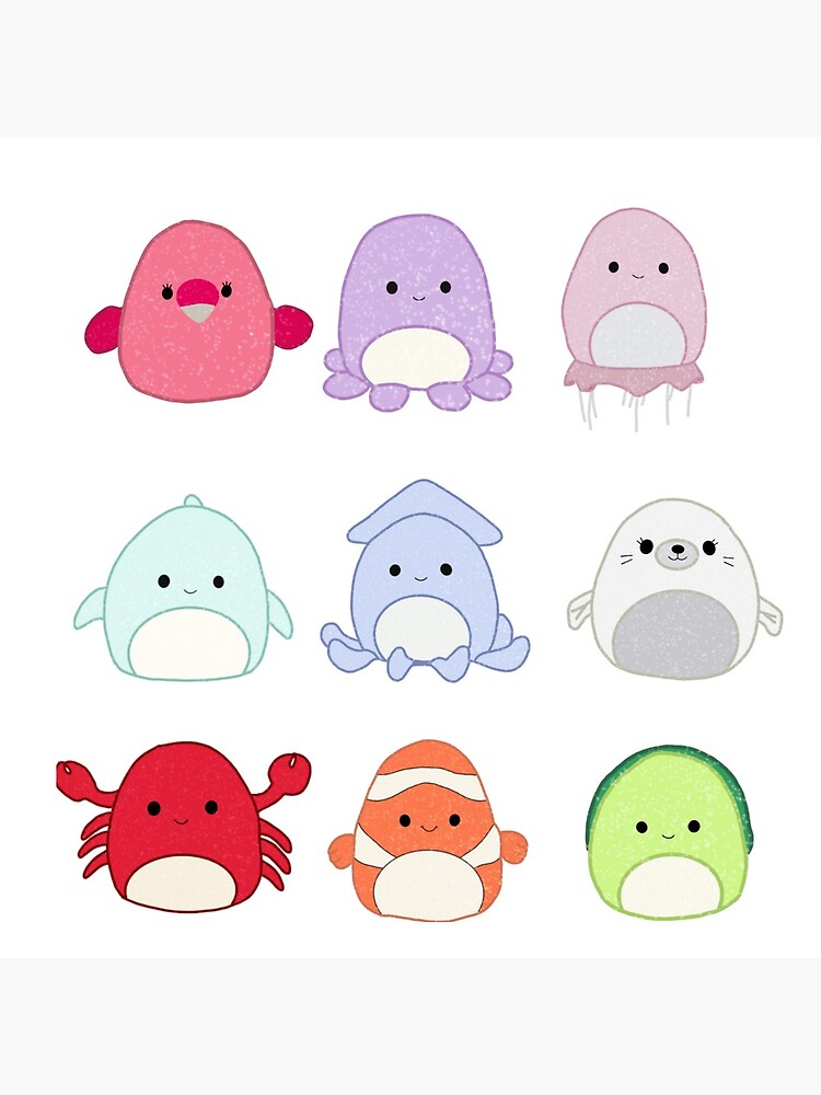 squishmallow sea creatures