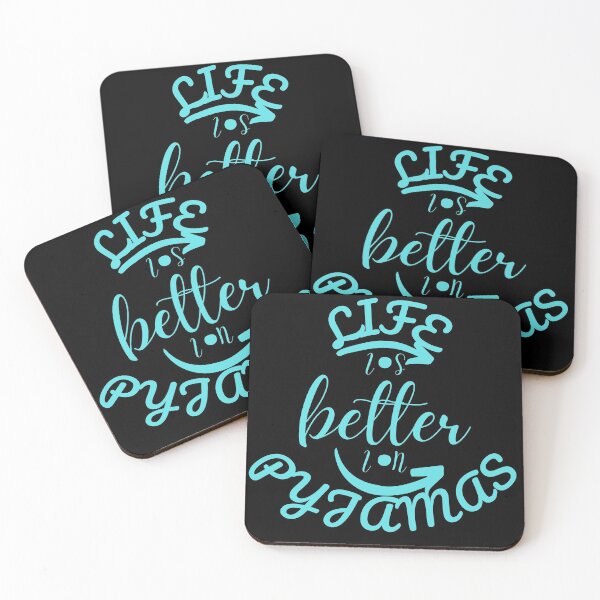 Item preview, Life Is Better In Pyjamas designed and sold by Vibing-Right.