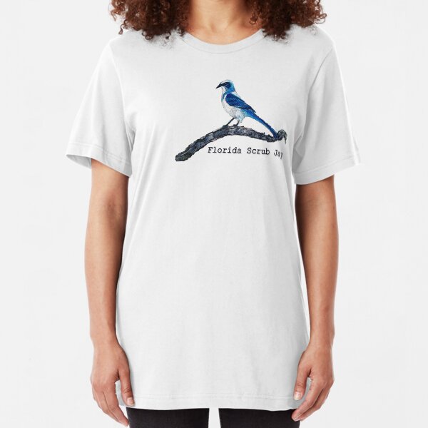 Florida Scrub Jay Tee Slim Fit T-Shirt