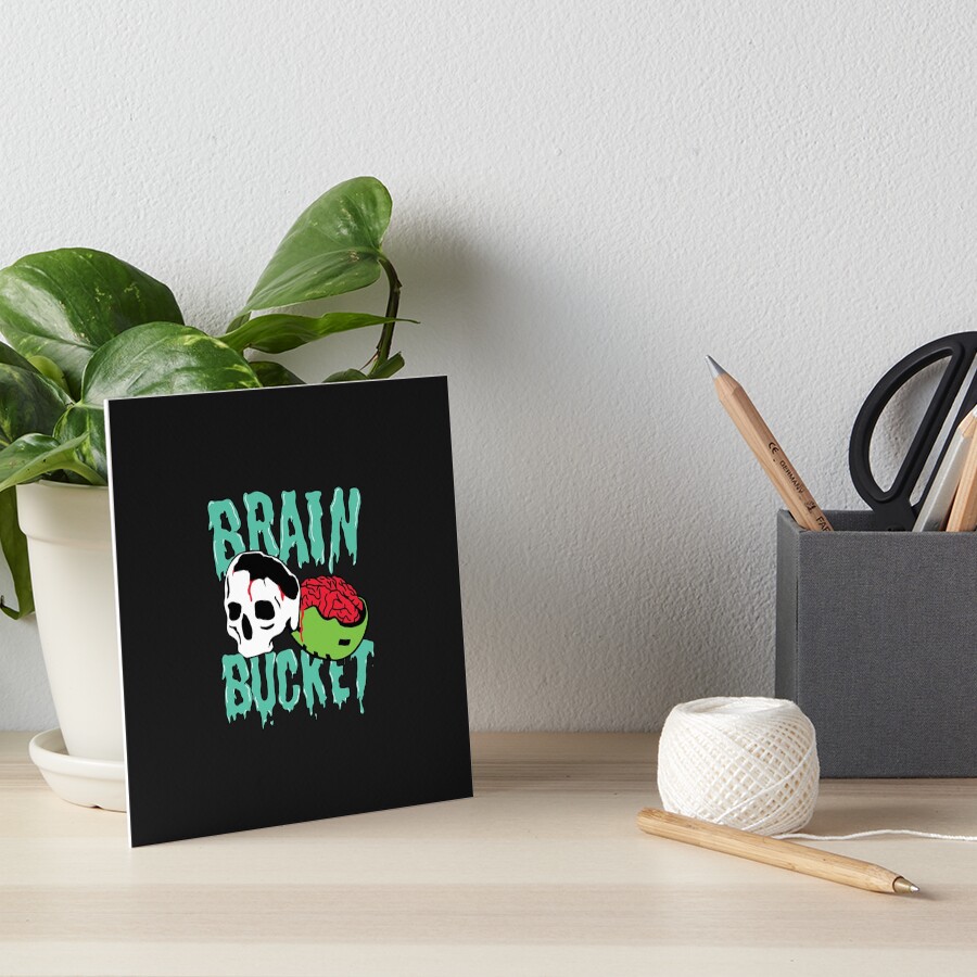 brain bucket Sticker