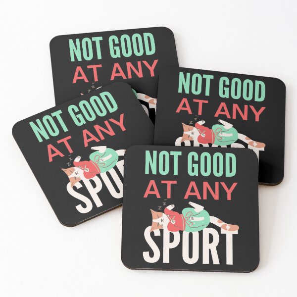 Item preview, Not Good At Any Sport Napping Cat Design designed and sold by SweetAndSpice.