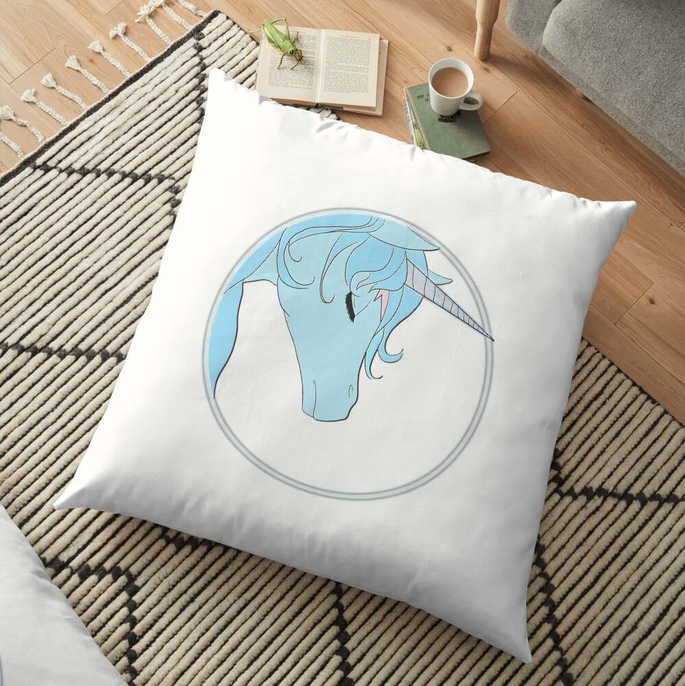 The Last Unicorn Floor Pillow