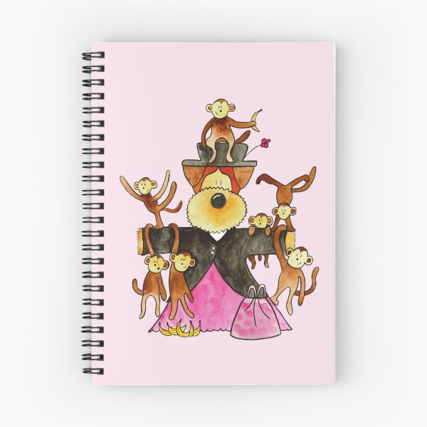 Item preview, Monkey Nanny - Funny Dog Illustration designed and sold by HalloMolly.