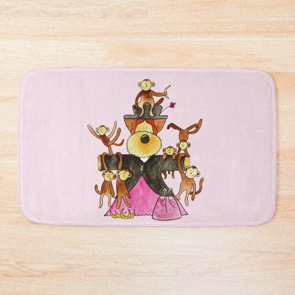 Item preview, Monkey Nanny - Funny Dog Illustration designed and sold by HalloMolly.