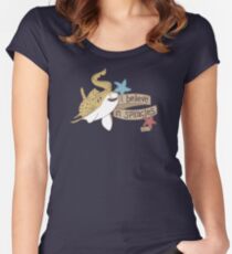 I Believe in Spiracles Women's Fitted Scoop T-Shirt