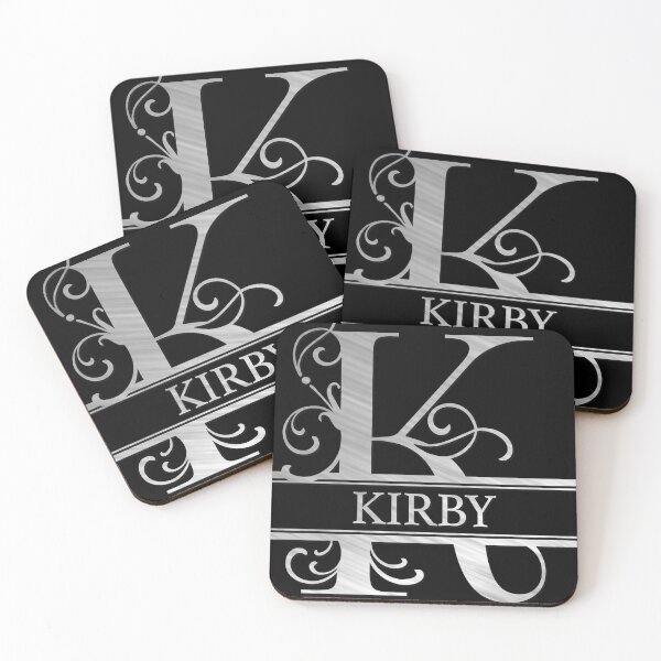 Item preview, Kirby Name - Silver Metallic Style  Monogram Letter K The Kirby Name Gift For Kirby designed and sold by JoleneHarty.