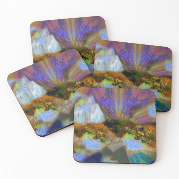 Item preview, The Crystal Cities Fairy Abstract Art designed and sold by Earthchild8888.