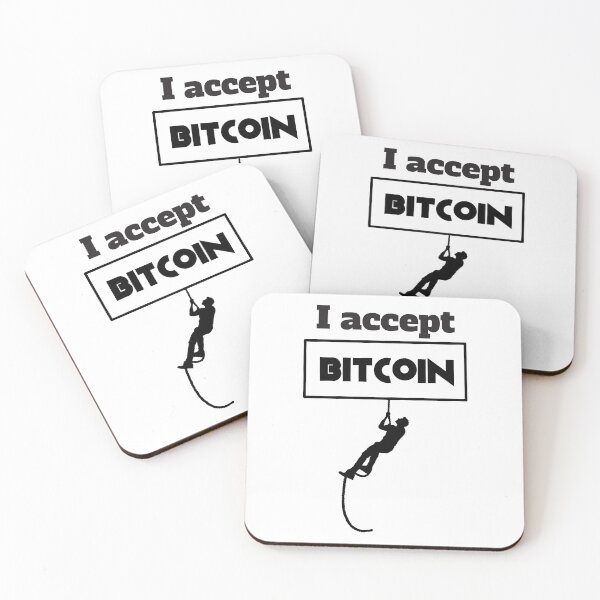 Item preview, I Accept Bitcoin designed and sold by 4AllTimes.