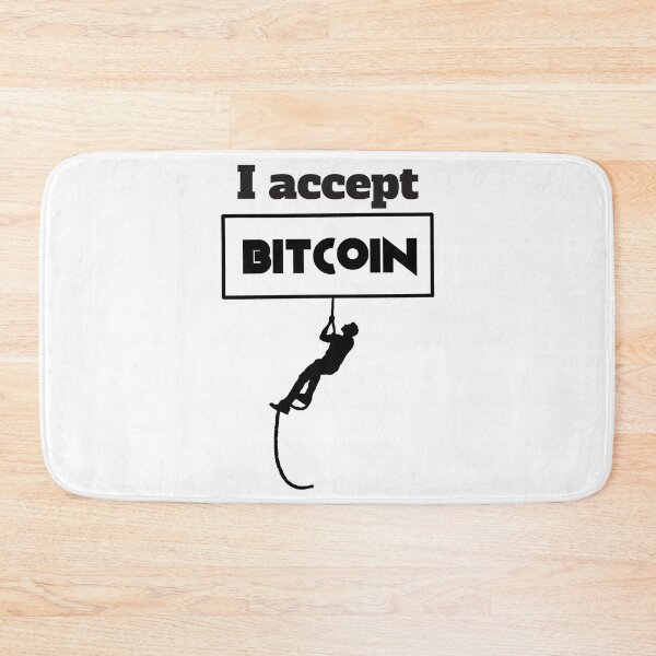 Item preview, I Accept Bitcoin designed and sold by 4AllTimes.