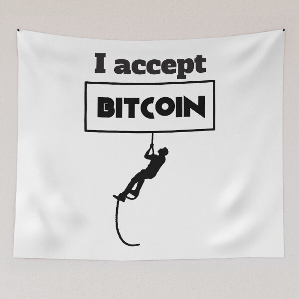 Item preview, I Accept Bitcoin designed and sold by 4AllTimes.