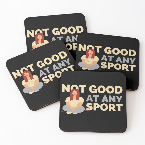 Item preview, Not Good At Any Sport Lazy Girl Design 2 designed and sold by SweetAndSpice.